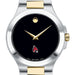 Ball State Men's Movado Collection Two-Tone Watch with Black Dial