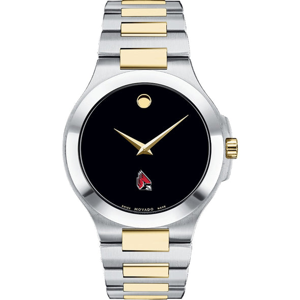 Ball State Men&#39;s Movado Collection Two-Tone Watch with Black Dial Shot #2