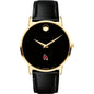 Ball State Men's Movado Gold Museum Classic Leather Shot #2