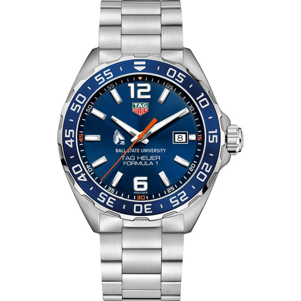 Ball State Men&#39;s TAG Heuer Formula 1 with Blue Dial &amp; Bezel Shot #2