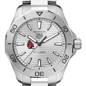 Ball State Men&#39;s TAG Heuer Steel Aquaracer with Silver Dial Shot #1