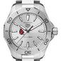 Ball State Men's TAG Heuer Steel Aquaracer with Silver Dial Shot #1