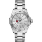 Ball State Men's TAG Heuer Steel Aquaracer with Silver Dial Shot #2
