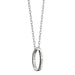 Ball State Monica Rich Kosann "Carpe Diem" Poesy Ring Necklace in Silver