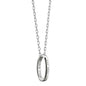 Ball State Monica Rich Kosann "Carpe Diem" Poesy Ring Necklace in Silver Shot #1