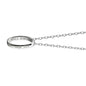 Ball State Monica Rich Kosann "Carpe Diem" Poesy Ring Necklace in Silver Shot #3