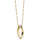Ball State Monica Rich Kosann Poesy Ring Necklace in Gold Shot #1