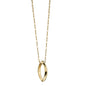 Ball State Monica Rich Kosann Poesy Ring Necklace in Gold Shot #2