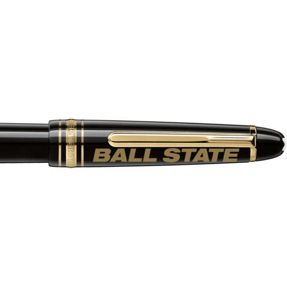 Ball State Montblanc Meisterstück Classique Fountain Pen in Gold Shot #2
