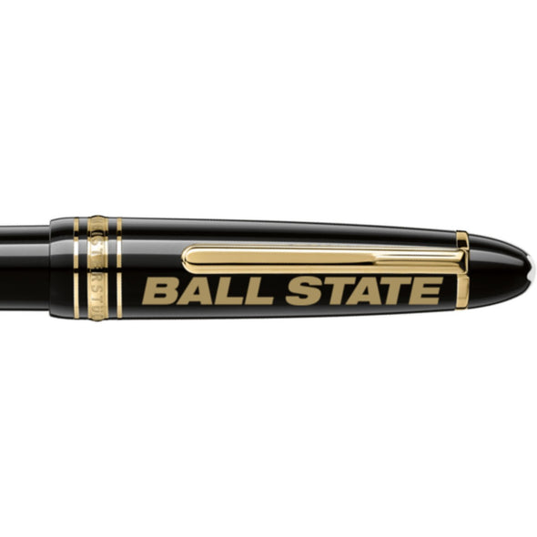 Ball State Montblanc Meisterstück LeGrand Ballpoint Pen in Gold Shot #2