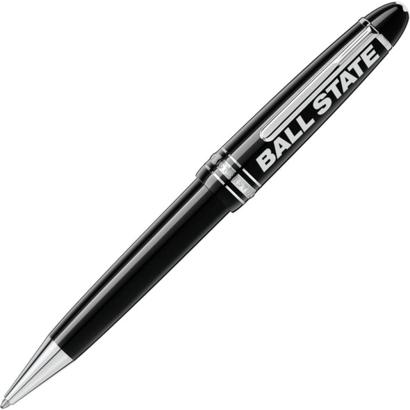 Ball State Montblanc Meisterstück LeGrand Ballpoint Pen in Platinum Shot #1
