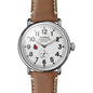 Ball State Shinola Watch, The Runwell 47 mm White Dial Shot #2