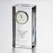 Ball State Tall Glass Desk Clock by Simon Pearce