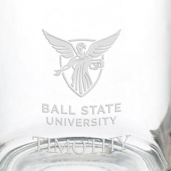Ball State University 13 oz Glass Coffee Mug Shot #3