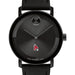 Ball State University Men's Movado BOLD with Black Leather Strap