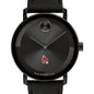 Ball State University Men's Movado BOLD with Black Leather Strap Shot #1