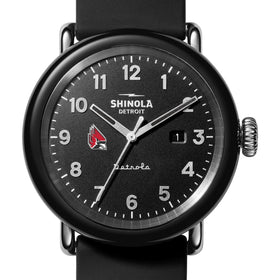 Ball State University Shinola Watch, The Detrola 43mm Black Dial at M.LaHart &amp; Co. Shot #1