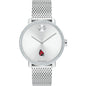 Ball State Women's Movado Bold with Crystal Bezel & Mesh Bracelet Shot #2