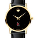 Ball State Women's Movado Gold Museum Classic Leather