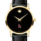 Ball State Women's Movado Gold Museum Classic Leather Shot #1