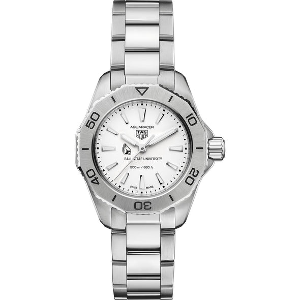 Ball State Women&#39;s TAG Heuer Steel Aquaracer with Silver Dial Shot #2