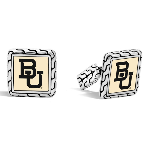 Baylor Cufflinks by John Hardy with 18K Gold Shot #2