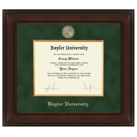 Baylor Excelsior Diploma Frame Shot #1