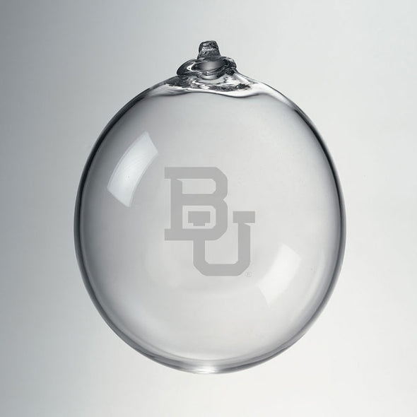 Baylor Glass Ornament by Simon Pearce Shot #1