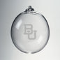 Baylor Glass Ornament by Simon Pearce Shot #1
