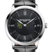 Baylor Men's Baume et Mercier 40mm Classima Quartz Watch with Black Dial & Black Leather Strap