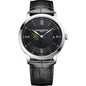 Baylor Men's Baume et Mercier 40mm Classima Quartz Watch with Black Dial & Black Leather Strap Shot #2