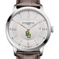 Baylor Men's Baume et Mercier 40mm Classima Quartz Watch with Silver Dial & Dark Brown Leather Strap Shot #1