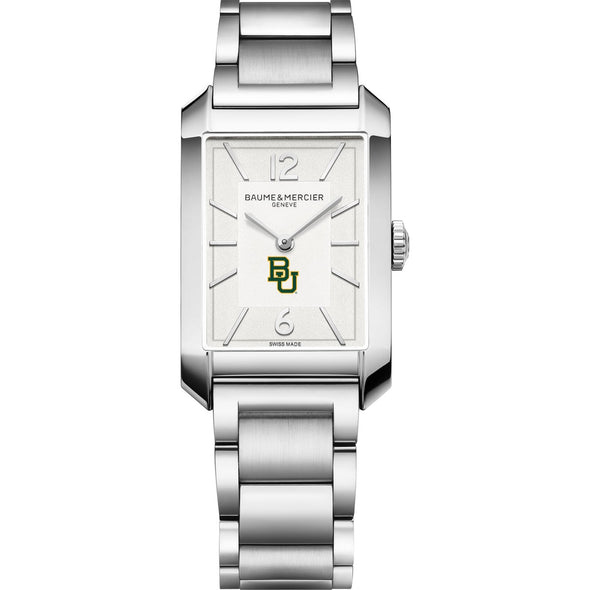 Baylor Men's Baume et Mercier 43X27mm Hampton Watch with Silver Dial & Bracelet Shot #2