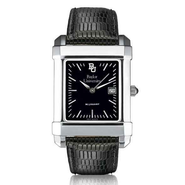 Baylor Men's Black Quad with Leather Shot #2