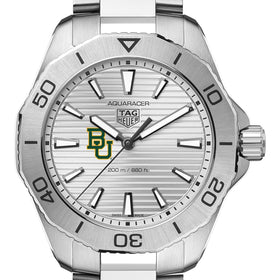 Baylor Men&#39;s TAG Heuer Steel Aquaracer with Silver Dial Shot #1