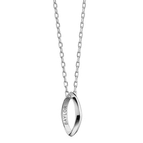 Baylor Monica Rich Kosann Poesy Ring Necklace in Silver Shot #1