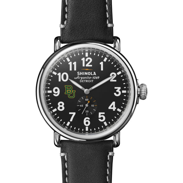 Baylor Shinola Watch, The Runwell 47 mm Black Dial Shot #2