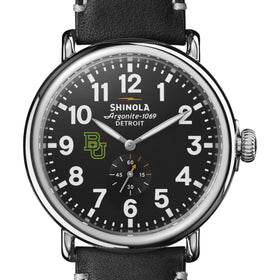 Baylor Shinola Watch, The Runwell 47mm Black Dial Shot #1