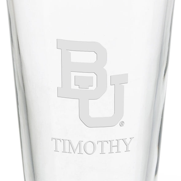 Baylor University 16 oz Pint Glass- Set of 2 Shot #3