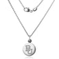Baylor University Necklace with Charm in Sterling Silver Shot #2
