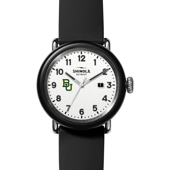 Baylor University Shinola Watch, The Detrola 43mm White Dial at M.LaHart &amp; Co. Shot #2