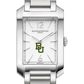Baylor Women's Baume et Mercier 35X22mm Hampton Watch with Silver Dial & Bracelet Shot #1