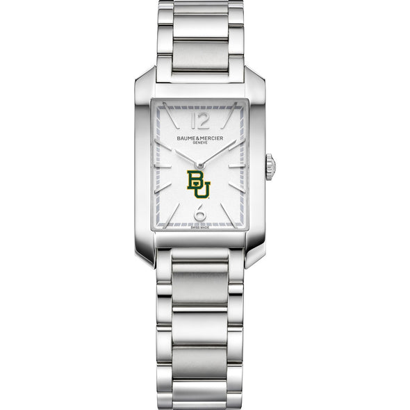 Baylor Women's Baume et Mercier 35X22mm Hampton Watch with Silver Dial & Bracelet Shot #2