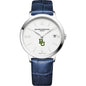 Baylor Women's Baume et Mercier 36.5mm Classima Watch with White Dial & Blue Leather Strap Shot #2
