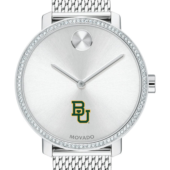 Baylor Women's Movado Bold with Crystal Bezel & Mesh Bracelet Shot #1