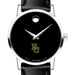 Baylor Women's Movado Museum with Leather Strap