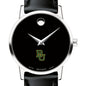 Baylor Women's Movado Museum with Leather Strap Shot #1