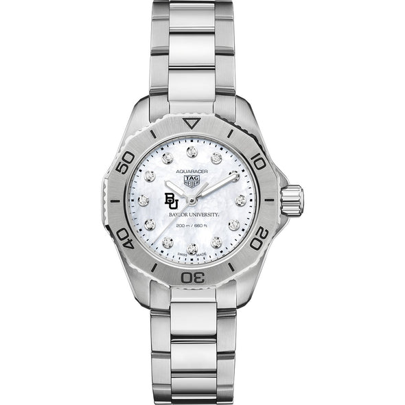 Baylor Women&#39;s TAG Heuer Steel Aquaracer with Diamond Dial Shot #2