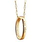BC Monica Rich Kosann "Carpe Diem" Poesy Ring Necklace Gold Shot #2