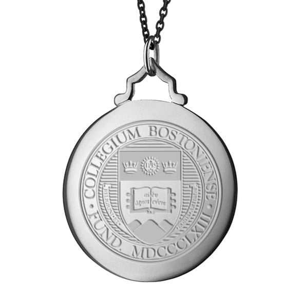 BC Monica Rich Kosann Round Charm in Silver with Stone Shot #2